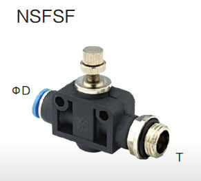 NSFSFの側面の回転ボディに通す管の側面からの調節可能な空気スロットル バルブ